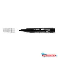 Textilmarker 1-3 mm kerek ICO T-SHIRT XXL fekete