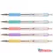 Golyóstoll 0,7mm, pasztell sárga test, Zebra F-301, írásszín kék