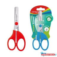   Olló balkezes 13 cm tompa fejû 1 db/bliszter Keyroad Left-handed vegyes színek