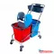 Takarítókocsi króm vázas 2 x 25 liter CK753-T