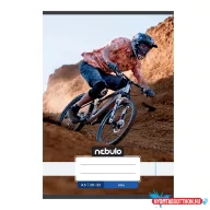   Füzet, A5, sima, 20-32, Vagány minták, 16 db/csomag Nebulo