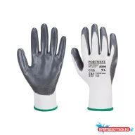   Védőkesztyű PU tenyérmártással nylon XL-es méret  A310 Portwest szürke-fehér