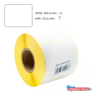 Etikett thermo 50x75mm, tekercses 1000 db/tekercs