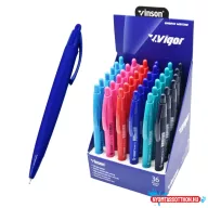   Golyóstoll nyomógombos 0,7mm Vinson G2 vegyes test displ 36 db/display