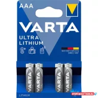 Elem AAA ceruza LR03 4 db/csomag, Varta Ultra Lithium