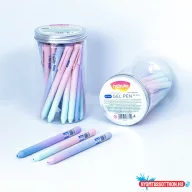   Zseléstoll, 0,5mm vegyes test szín, gradiens minták 30db/doboz Nebuló írásszín kék