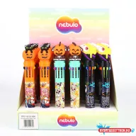   Zseléstoll radírozható, jelmezes macskák, 36 db/display Nebulo