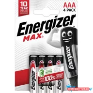 Elem AAA mikro LR03 Max 4 db/csomag, Energizer
