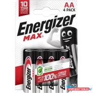 Elem AA ceruza LR06 Max 4 db/csomag, Energizer