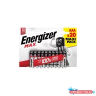 Elem AAA mikro LR03 Max 20 db/csomag, Energizer