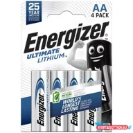 Elem AA ceruza LR06 Ultimate Lítium 4 db/csomag, Energizer