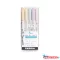 Szövegkiemelő készlet, 1,4/4 mm, kétvégű, Zebra Mildliner Highlighter Gentle, 5 különböző szín