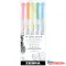 Szövegkiemelő készlet, 1,4/4 mm, kétvégű, Zebra Mildliner Fluorescent, 5 szín