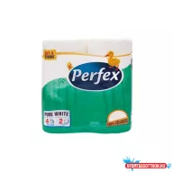   Toalettpapír 2 rétegű kistekercses 100% cellulóz 84 lap/tekercs 4 tekercs/csomag Boni Perfex