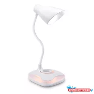 Asztali LED lámpa, USB, 3,2W, 4000K, AVIDE, fehér