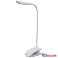 Asztali LED lámpa, csiptethető, 1,5W, 6400K, AVIDE, fehér