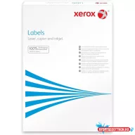   Etikett címke, 38,1x21,2mm, kerekített sarkú, 100 lap, 65 címke/lap Xerox