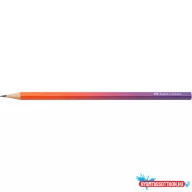   Grafitceruza B, háromszögletű színátmenetes Faber-Castell piros-lila test