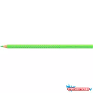 Színes ceruza háromszögletű GRIP Faber-Castell neonzöld