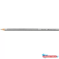   Színes ceruza háromszögletű GRIP Faber-Castell metál ezüst