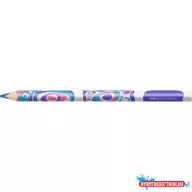   Varázsceruza háromszögletű Jumbo Faber-Castell pasztel színek türkiz, rózsaszín, lila