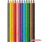 Színes ceruza készlet háromszögletű GRIP Jumbo Faber-Castell  12klf. szín