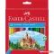 Színes ceruza készlet hatszögletű kastélyos Faber-Castell  24klf. szín