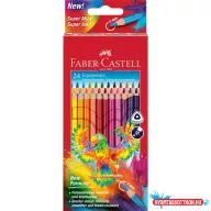   Színes ceruza készlet háromszögletű papagáj Faber-Castell  24klf. szín