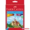 Színes ceruza készlet hatszögletű kastélyos Faber-Castell  36klf. szín