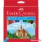 Színes ceruza készlet hatszögletű kastélyos  Faber-Castell 48klf. szín