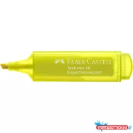   Szövegkiemelő 1-5mm vágott hegyű Faber-Castell 46 fluoreszkáló sárga