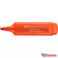   Szövegkiemelő 1-5mm vágott hegyű Faber-Castell 46 fluoreszkáló narancs