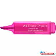   Szövegkiemelő 1-5mm vágott hegyű Faber-Castell 46 fluoreszkáló rózsaszín