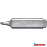   Szövegkiemelő 1-5mm vágott hegyű Faber-Castell 46 metál ezüst