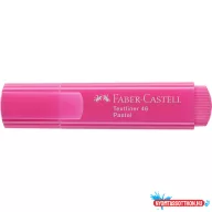  Szövegkiemelő 1-5mm vágott hegyű Faber-Castell 46 pasztell lilás rózsaszín
