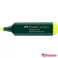   Szövegkiemelő 1-5mm vágott hegyű Faber-Castell 48 fluoreszkáló sárga
