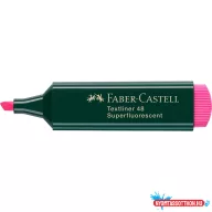   Szövegkiemelő 1-5mm vágott hegyű Faber-Castell 48 fluoreszkáló rózsaszín