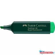   Szövegkiemelő 1-5mm vágott hegyű Faber-Castell 48 fluoreszkáló zöld