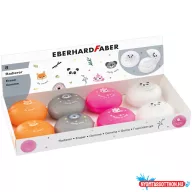   Radír zárható, műanyag dobozban vegyes mintával ANIMAL Faber-Castell koala,róka,panda,unikornis