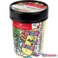   Szövegkiemelő készlet 1-5mm vágott,papír pohárban Faber-Castell 46 fluoreszkáló 10klf. szín