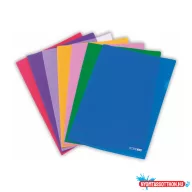   Genotherm 'L' A4, PP 180 micron fényes, víztiszta, Economix vegyes színek 10db/csomag