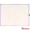 Klasszikus notesz Vivella borítással Lila, pontozott, 13x21cm, Presco