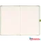 Klasszikus notesz Vivella borítással Green, pontozott, 13x21cm, Presco