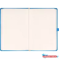   Klasszikus notesz Taggia borítással Blue, pontozott, 13x21cm, Presco