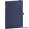 Klasszikus notesz Balacron borítással dark blue, vonalas, 15x21cm, Presco