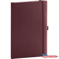   Klasszikus notesz Balacron borítással red, pontozott, 15x21cm, Presco