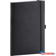   Klasszikus notesz Aprint borítással black, pontozott, 15x21cm, Presco