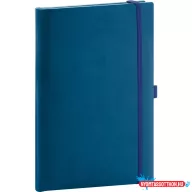   Klasszikus notesz Aprint borítással blue, pontozott, 15x21cm, Presco