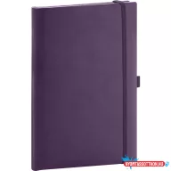   Klasszikus notesz Aprint borítással Neo purple, vonalas, 15x21cm, Presco
