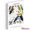 Jegyzetfüzet ikerspirálos Animalium – Birds, sima, 14,8x21cm A5, Presco